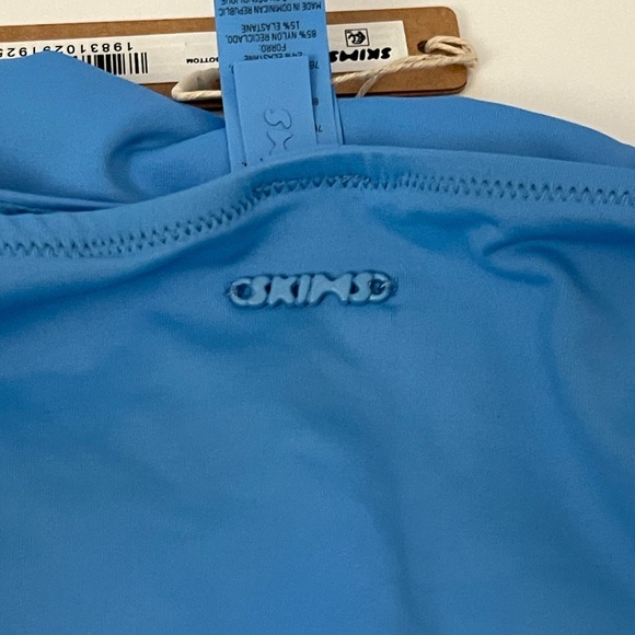 SKIMS Signature Swim Dipped Mid Coverage Bottom ONLY  Bikini Tide Blue  Sz M - Picture 5 of 6